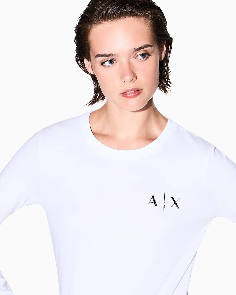 Long-sleeved T-shirt with logo