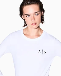 Long-sleeved T-shirt with logo