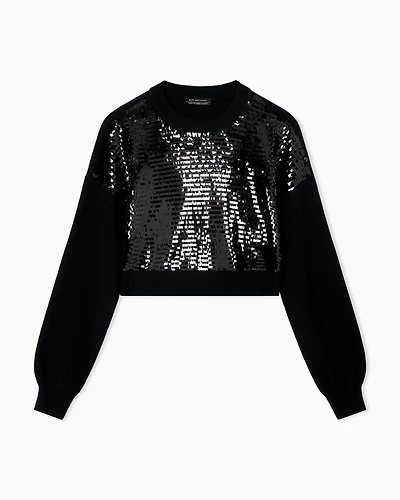 Armani Exchange - Jumpers, Woman, Black, Size: