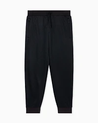 Micro-textured jogger pants