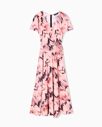 Midi dress flowing fabric