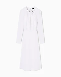 Armani Exchange - Midi Dresses, Woman, Beige, Size: