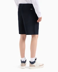 Bermuda shorts stretch gabardine