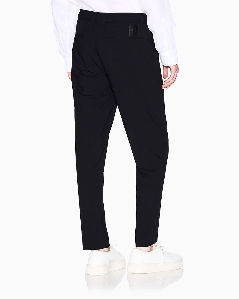 Chino trousers flowing fabric