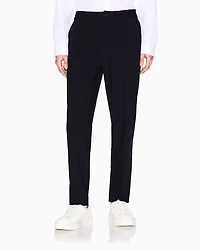 Armani Exchange - Chino trousers flowing fabric, Man, Black, Size: