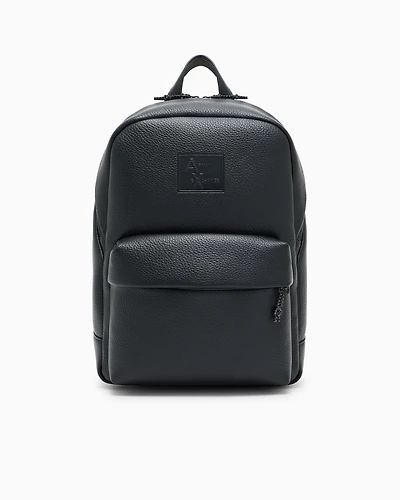 Backpack with embossed logo