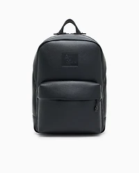 Backpack with embossed logo