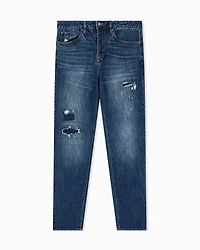 Armani Exchange - Slim fit jeans stretch denim, Man, Blue, Size: