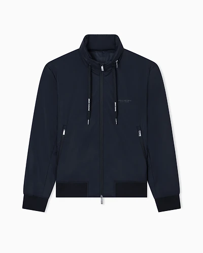 Armani Exchange - Stretch nylon jacket, Man, Black, Size: