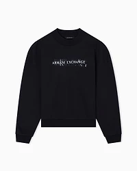 Armani Exchange - Sweatshirts without Hood, Woman, Black, Size: