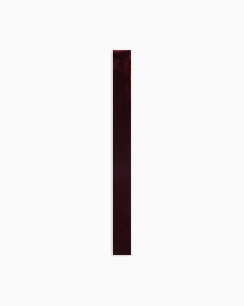 Emporio Armani - Velvet bow tie, Woman, Burgundy, Size: TU