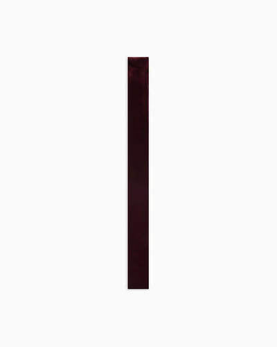 Emporio Armani - Velvet bow tie, Woman, Burgundy, Size: TU