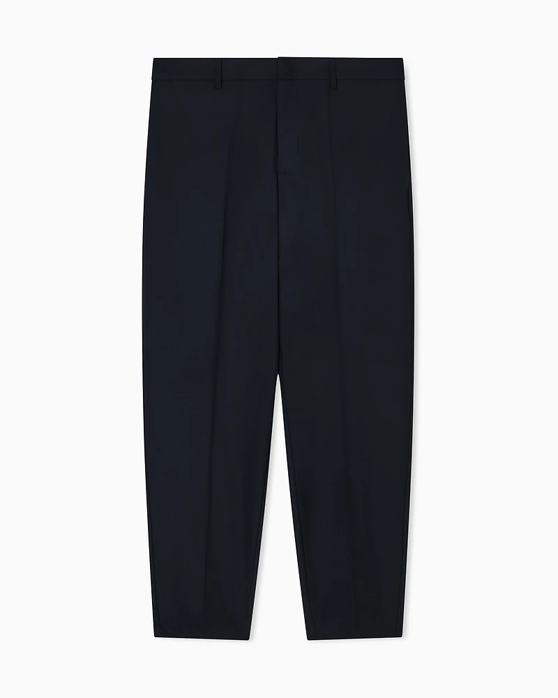 Armani Exchange - Formal Trousers, Man, Black, Size: