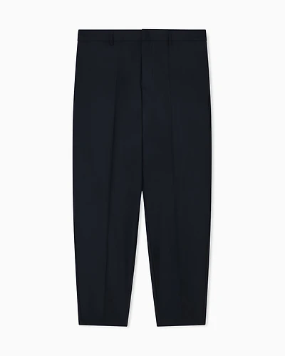 Armani Exchange - Formal Trousers, Man, Black, Size: