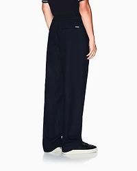 Armani Exchange - Wool Blend Cargo Pants, Man, Navy Blue, Size: