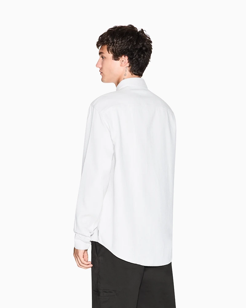 Boxy shirt with zip