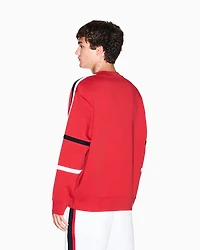 Sweatshirt with contrasting bands