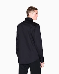 Slim-fit stretch cotton shirt