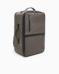 Emporio Armani - Travel Essentials nylon backpack, Man, Grey, Size: TU