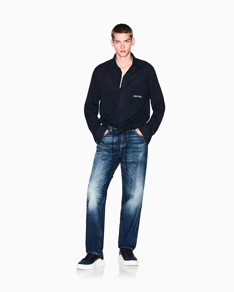 Regular fit shirt with logo
