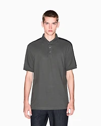 Regular fit polo with contrasting tape
