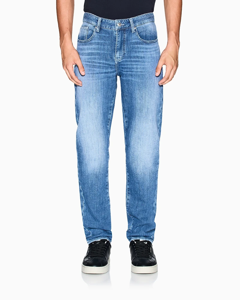 Armani Exchange - Regular fit jeans cotton denim, Man, Blue, Size: