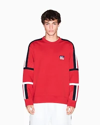 Sweatshirt with contrasting bands