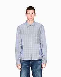 Regular fit shirt with zip