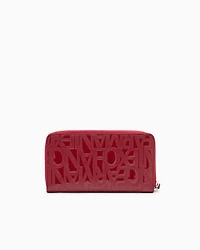  Patent leather effect material wallet.