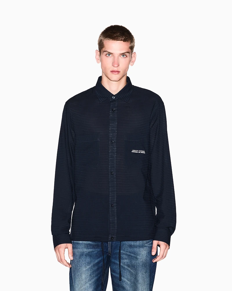 Regular fit shirt with logo