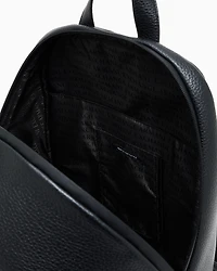 Backpack with embossed logo