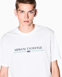 Armani Exchange - Regular Fit T-Shirts, Man, White, Size: