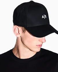 Armani Exchange - Visor cap with logo, Man, Black, Size: TU