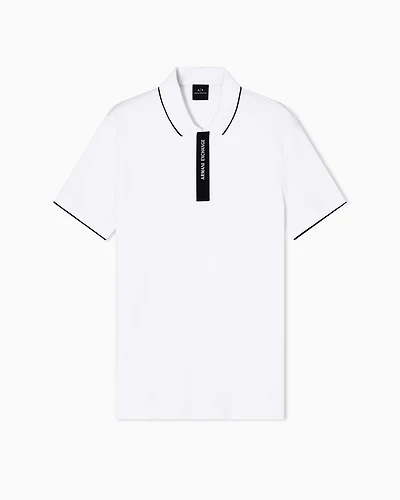 Regular fit polo with logo