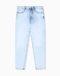 Armani Exchange - Slim Fit Denim Jeans, Man, Blue, Size: