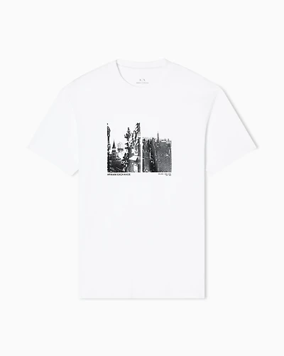 Regular fit T-shirt with city print
