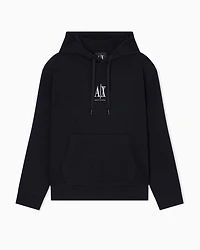 Armani Exchange - Cotton hoodie, Man, Black, Size: