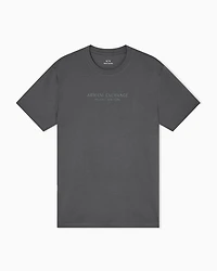 Armani Exchange - Regular fit T-shirt with logo, Man, Green, Size: