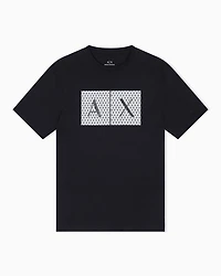 Armani Exchange -  Slim fit jersey T-shirt with logo, Man, Black, Size: