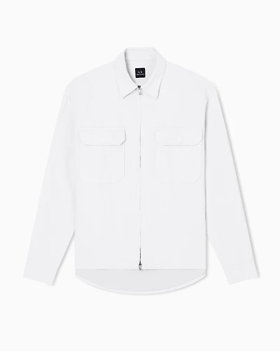 Armani Exchange - Casual Shirts, Man, Beige, Size: