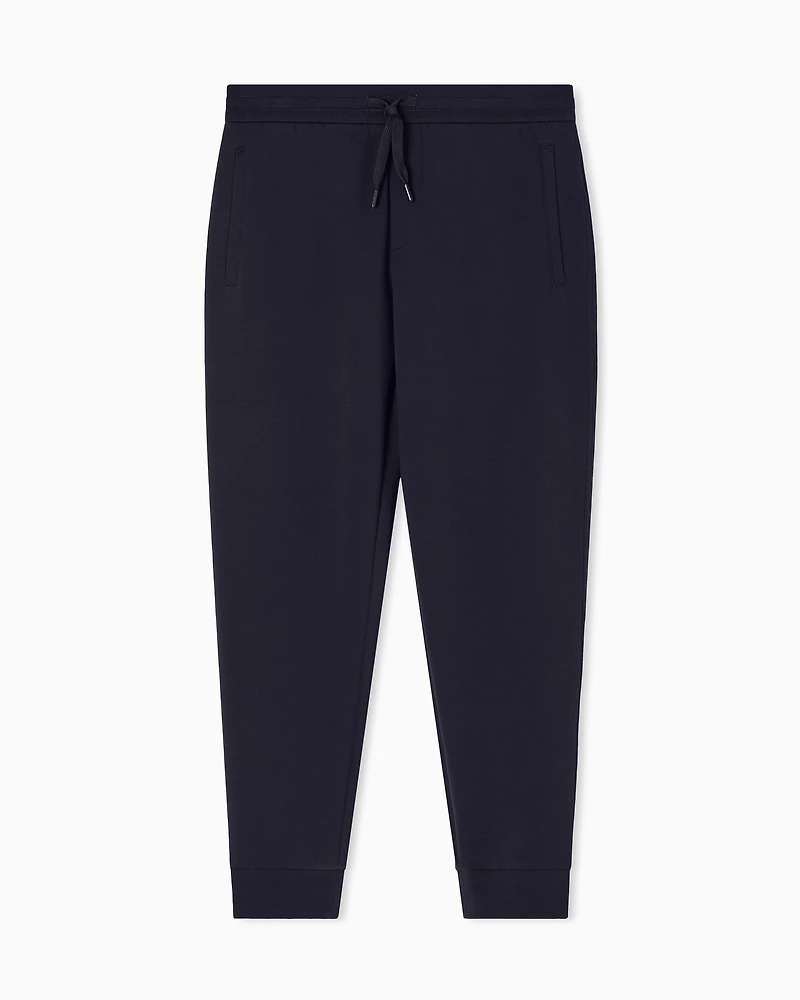 Armani Exchange - Jogger pants with logo on the back, Man, Navy Blue, Size: