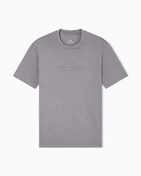 Armani Exchange - Regular fit T-shirt with logo, Man, Grey, Size: