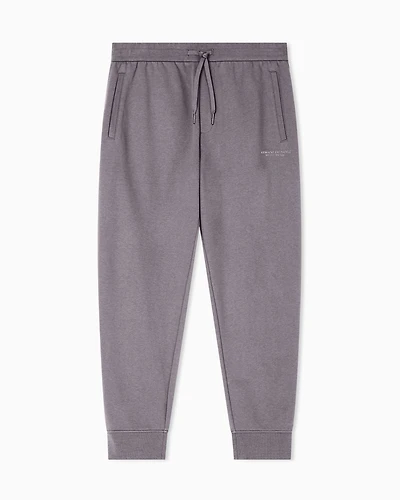 Armani Exchange - Tone Logo Jogger Pants, Man, Grey, Size: