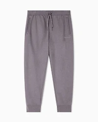 Armani Exchange - Tone Logo Jogger Pants, Man, Grey, Size: