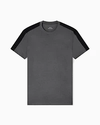 Contrasting regular fit tape t-shirt