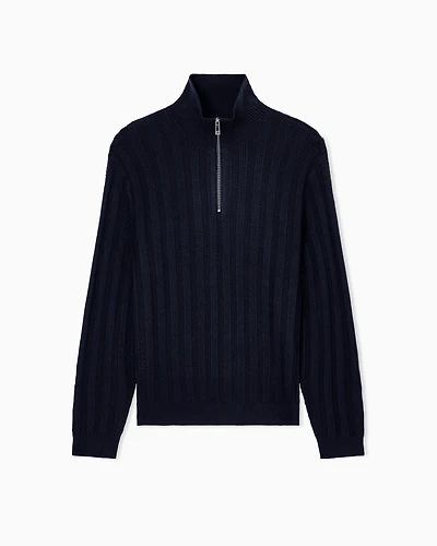 Armani Exchange - Jumpers, Man, Navy Blue, Size: