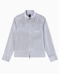 Regular fit shirt with zip