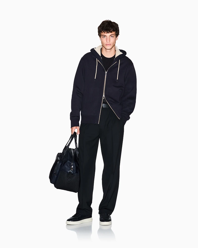 Armani Exchange - Zip-up hoodie, Man, Navy_blue, Size: