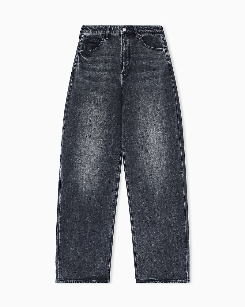 Armani Exchange - Relaxed Jeans, Woman, Black, Size: