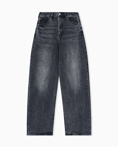 Armani Exchange - Relaxed Jeans, Woman, Black, Size: